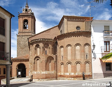 Iglesia de San Juan con la parte de la cabecera que es hoy visible
