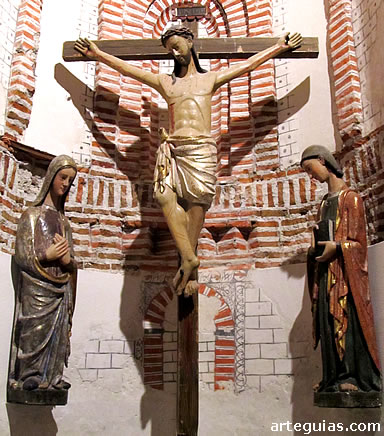 Calvario g&oacute;tico. Iglesia de San Andr&eacute;s de Cu&eacute;llar