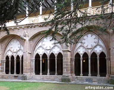 Claustro del Monasterio de Veruela, construido tras la Guerra de los Dos Pedros