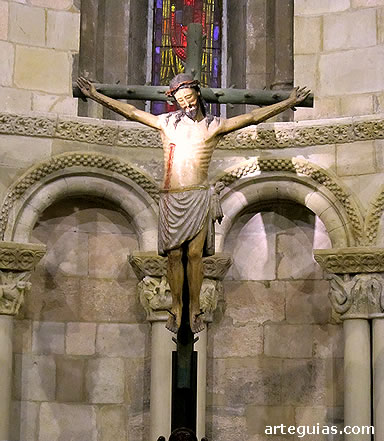Imaginer&iacute;a rom&aacute;nica: Cristo en la iglesia de San Mill&aacute;n de Segovia