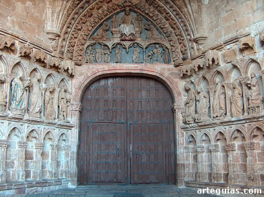 Portada de la iglesia de La Hiniesta, Zamora