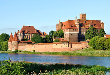 Castillo de Mariemburgo o Malbork (Polonia)