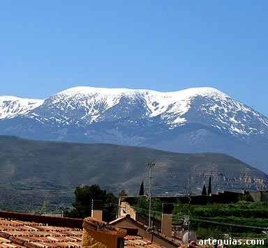 El Moncayo visto desde Tarazona