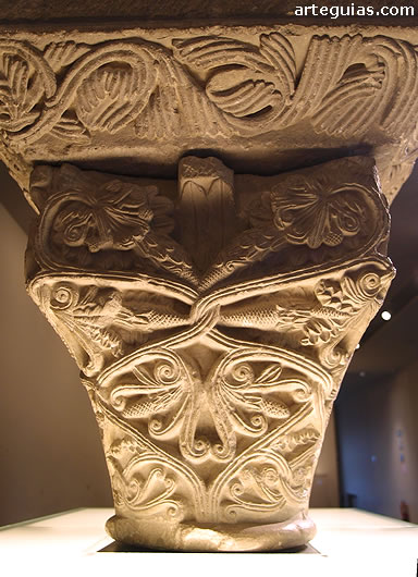 Capitel del Claustro de la Catedral de Pamplona. Museo de Navarra