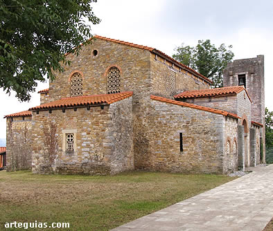 Iglesia prerrom&aacute;nica de Santa Mar&iacute;a de Bendones, Asturias
