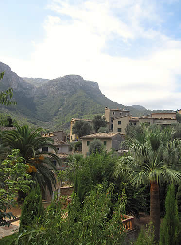 Vista general de Dei&agrave;, Mallorca