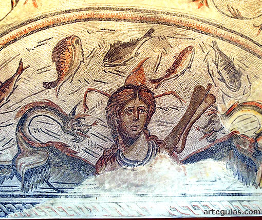 Mosaico romano de Tetis
