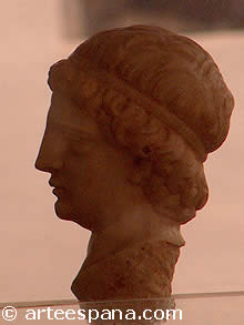 Escultura romana en el Museo Municipal de Calahorra, La Rioja