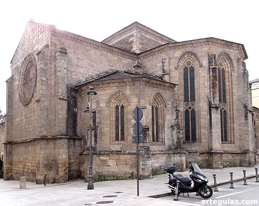Iglesia de San Pedro. Antigua iglesia del Convento de San Francisco de Lugo