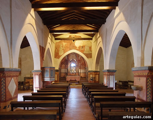 Interior de la Ermita de San Mamés de Aroche