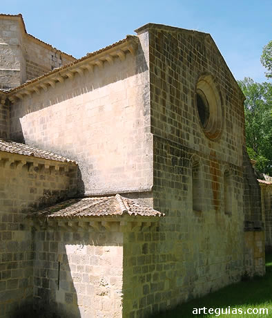 Hastial norte del transepto