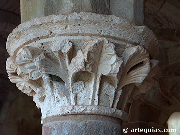 Capitel g&oacute;tico de la sala capitular