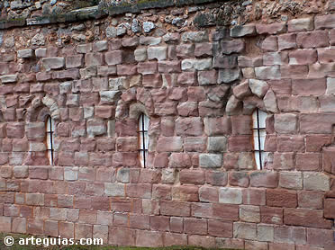 Muro exterior (este) de la sala capitular