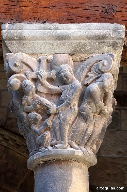 Capitel de San Sixto de la Catedral de Jaca