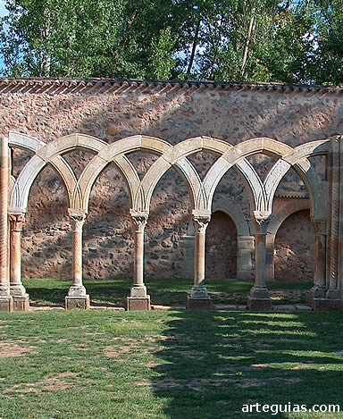 Ex&oacute;tica estampa del claustro