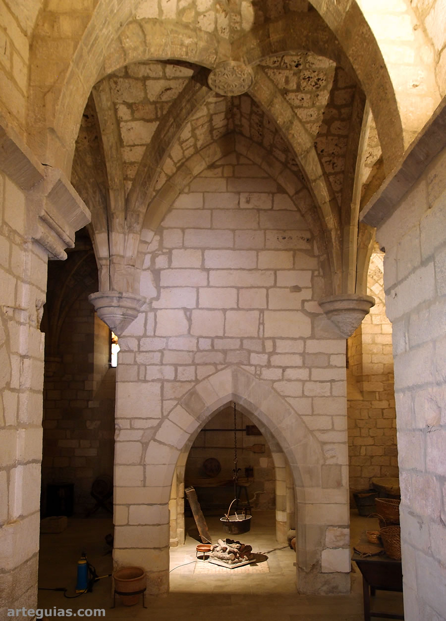 Chimenea de la cocina monacal