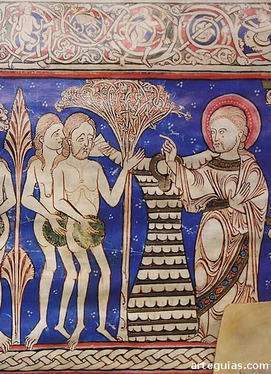 Expulsi&oacute;n del Para&iacute;so. Biblia de Burgos