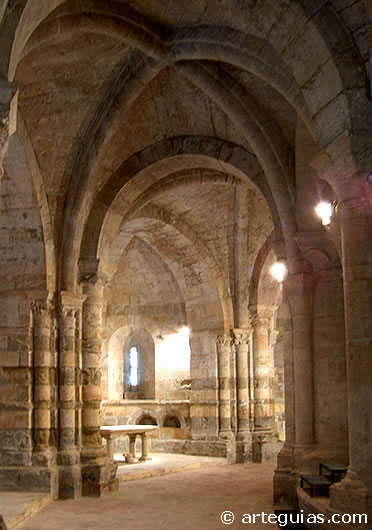 Girola de la cabecera del monasterio de Fitero