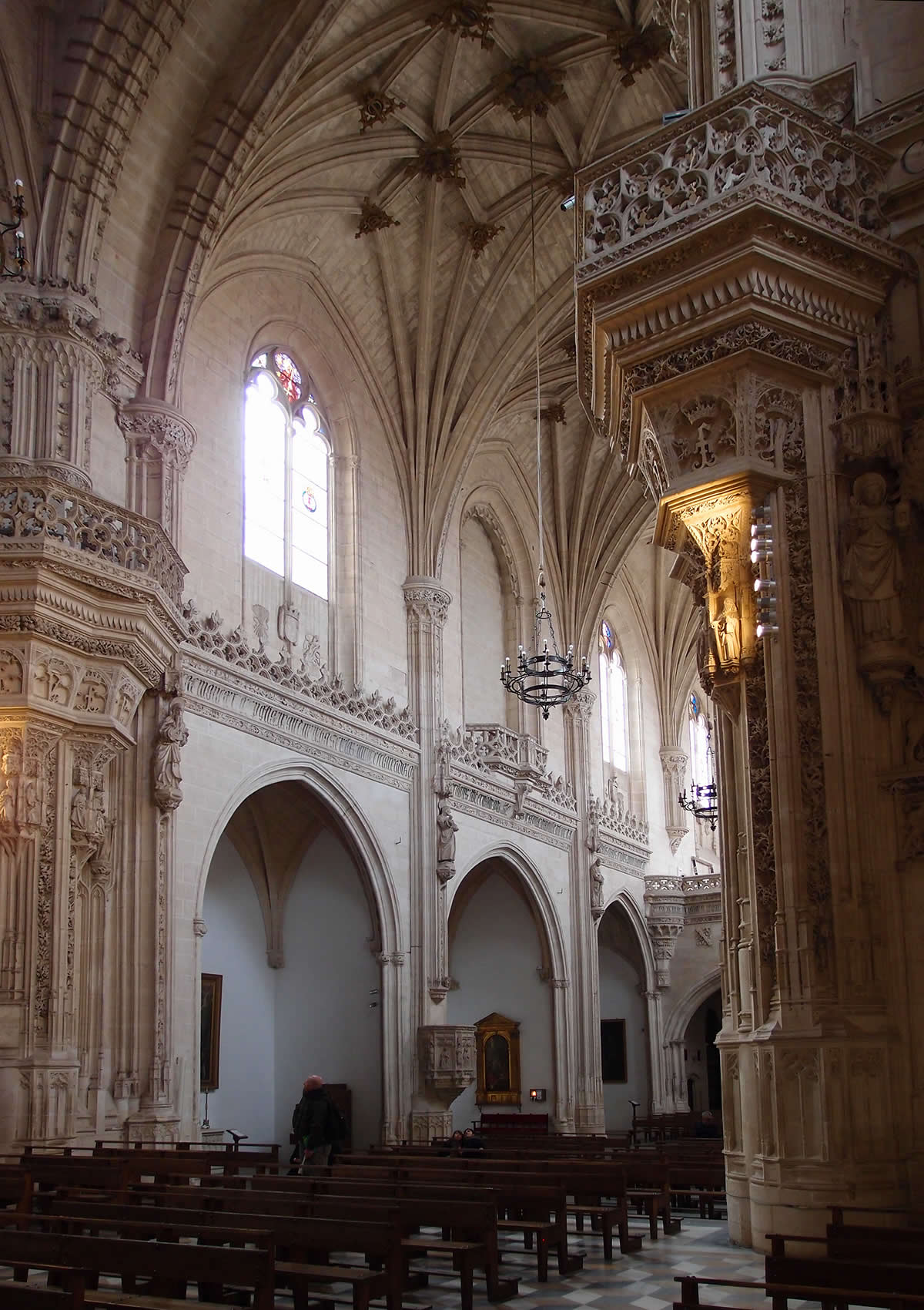 Interior de la iglesia de este monasterio toledano