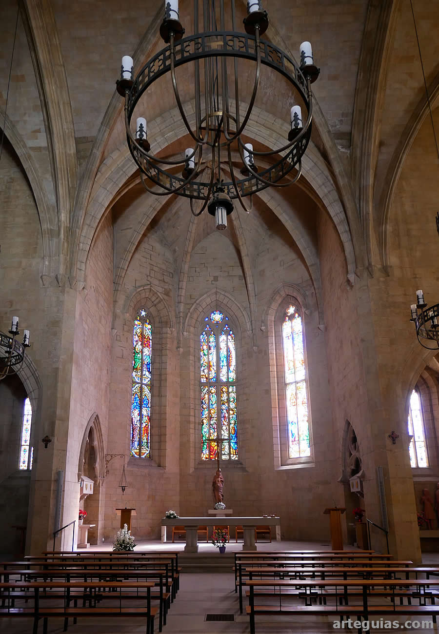 Monasterio de Bellpuig de les Avellanes, Lleida: &aacute;bside principal de la iglesia