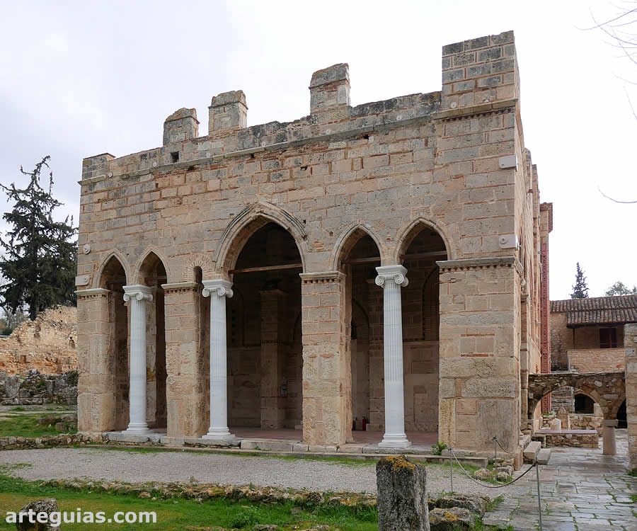 Exon&aacute;rtex del Monasterio de Dafni, Atenas