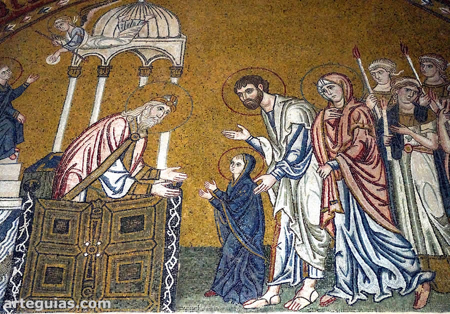 Presentaci&oacute;n de la Vireg en el Templo