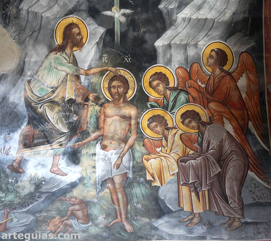 Fresco del Monasterio de Kaisariani, Atenas