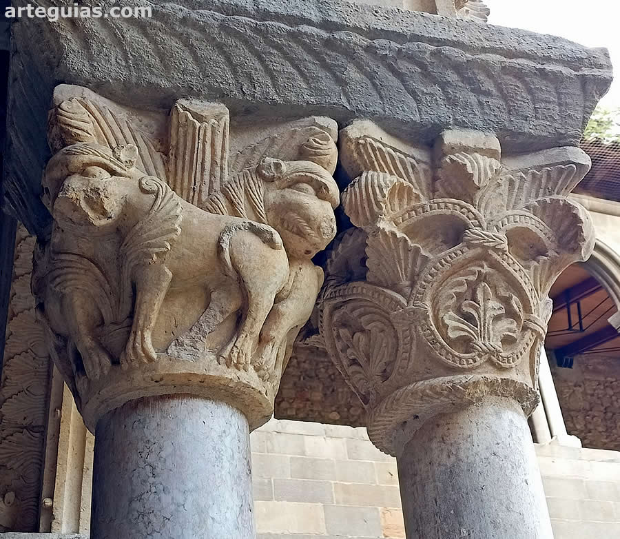 Capiteles rom&aacute;nicos