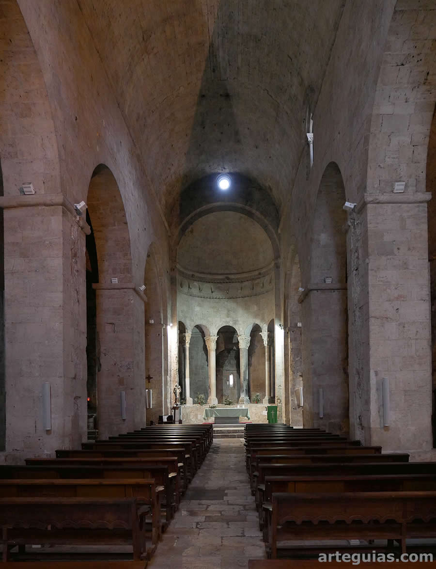 Nave central de Sant Pere de Besal&uacute;