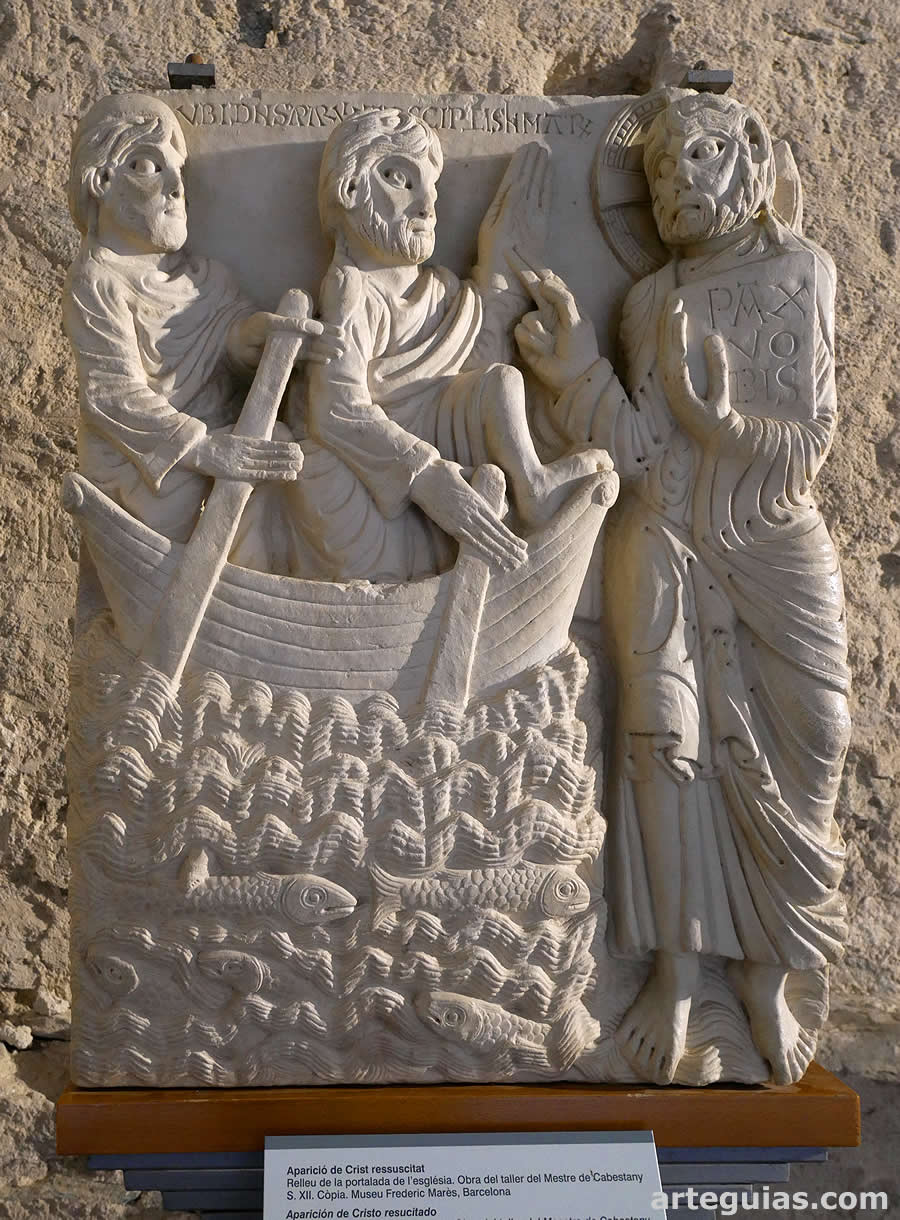 Copia de uno de los relieves del MAestro de Cabestany