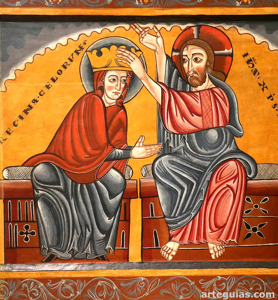 Detalle del frontal de altar. Monasterio de Santa Mar&iacute;a de Llu&ccedil;&agrave;