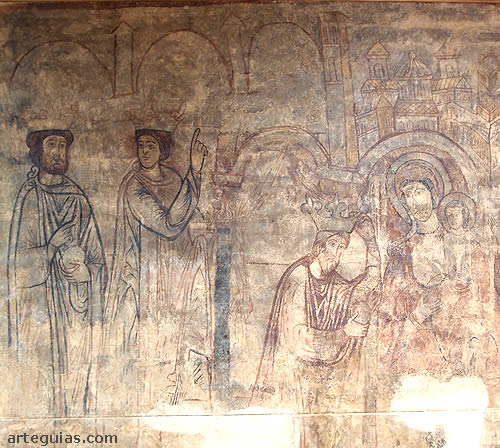 Pinturas murales procedentes de la cripta