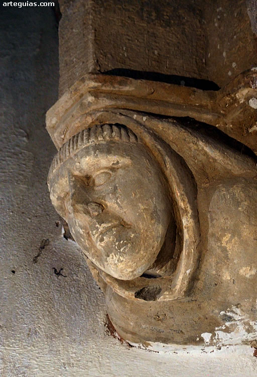 M&eacute;nsula figurada. Monasterio de Cornellana