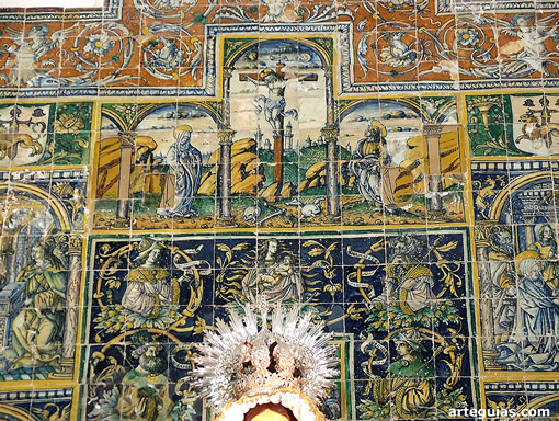 Otras partes de este retablo de azulejos