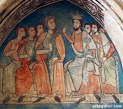 Pinturas del g&oacute;tico lineal de la Capilla de San Pedro