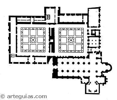 Planta del Monasterio de La Santa Espina