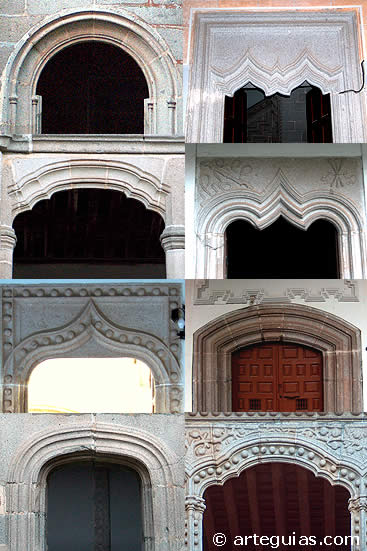 Distintos arcos existentes en el Monasterio de Santo Tom&aacute;s