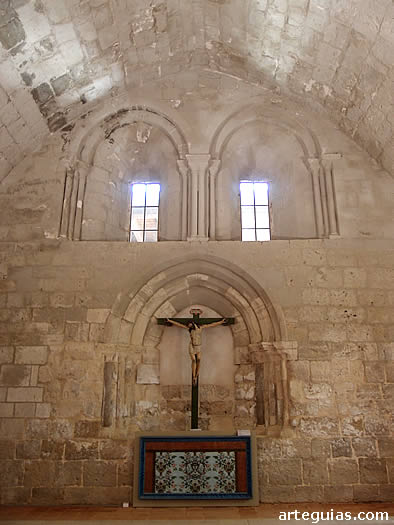 Monasterio de Valbuena: muro del refectorio