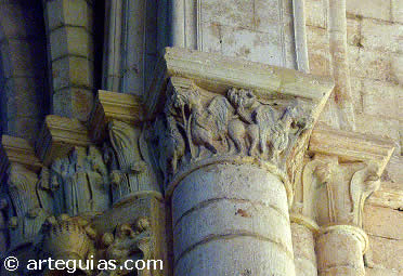 Capitel de Grifos. San Juan de Ortega