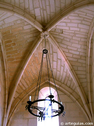 B&oacute;veda de crucer&iacute;a de uno de los &aacute;bsides laterales