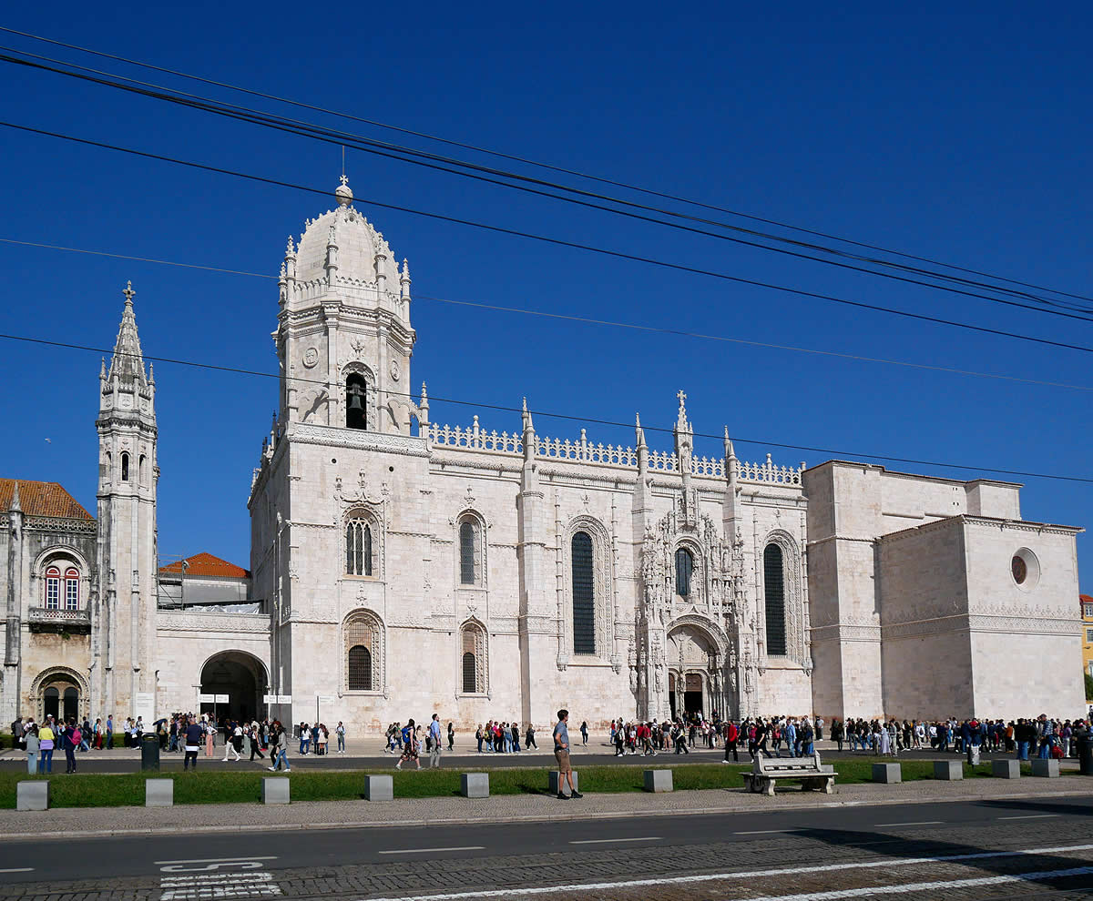 Vista sur del Monasterio de los Jer&oacute;nimos de Lisboa