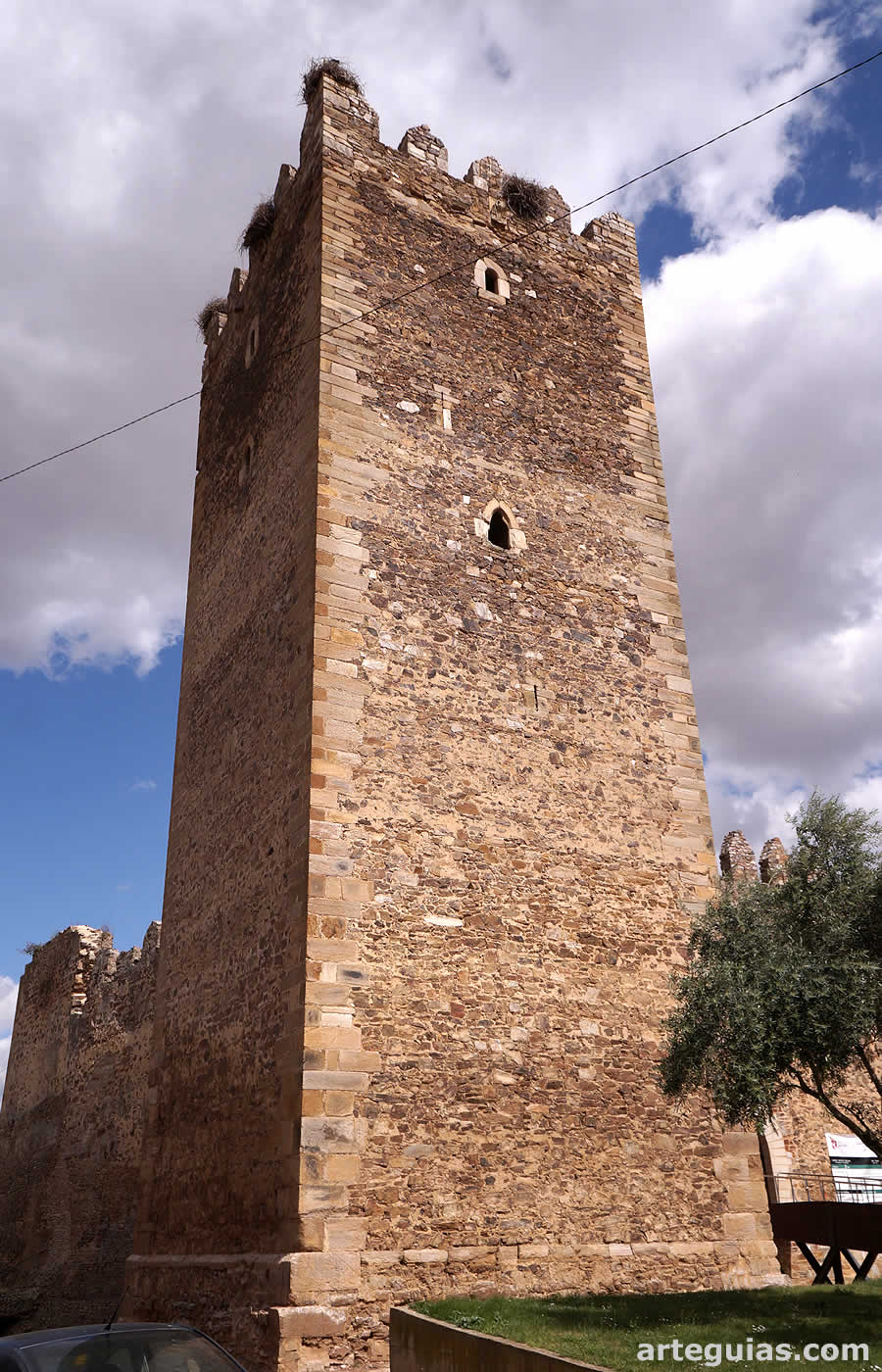 Torre del Homenaje. Laguna de Negrillos
