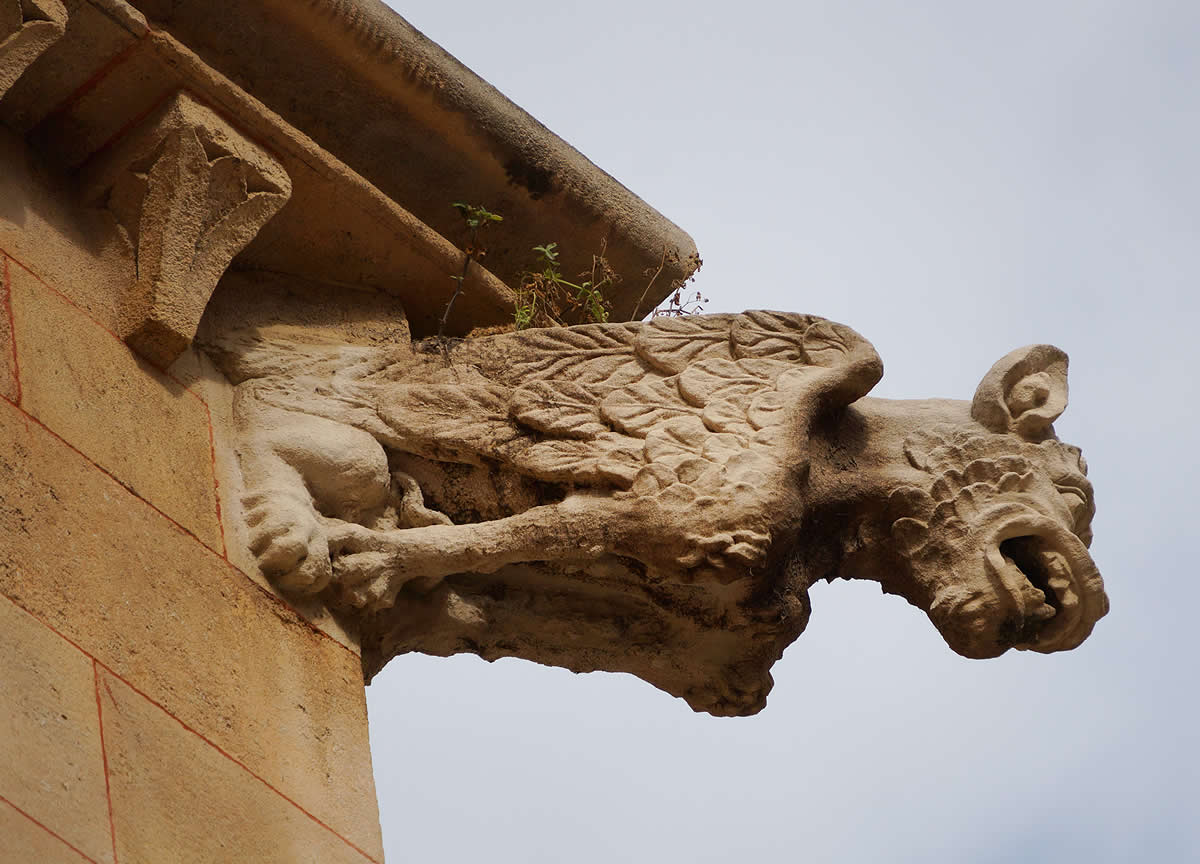 G&aacute;rgola g&oacute;tica de esta iglesia mallorquina