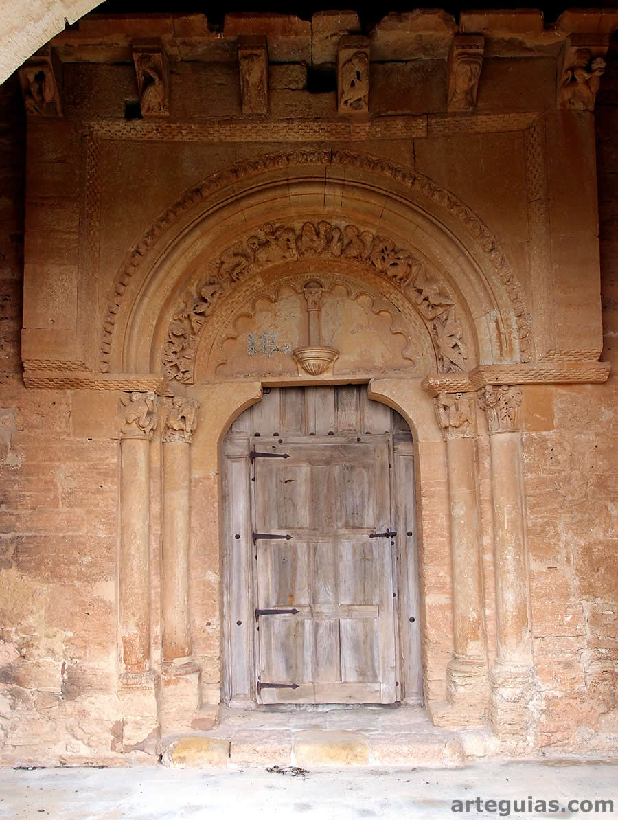 Puerta rom&aacute;nica de la iglesia de Abajas, Burgos