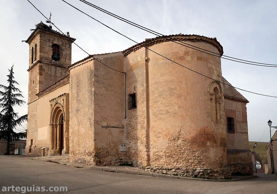 Gu&iacute;a de la iglesia de Caba&ntilde;as de Polendos, Segovia