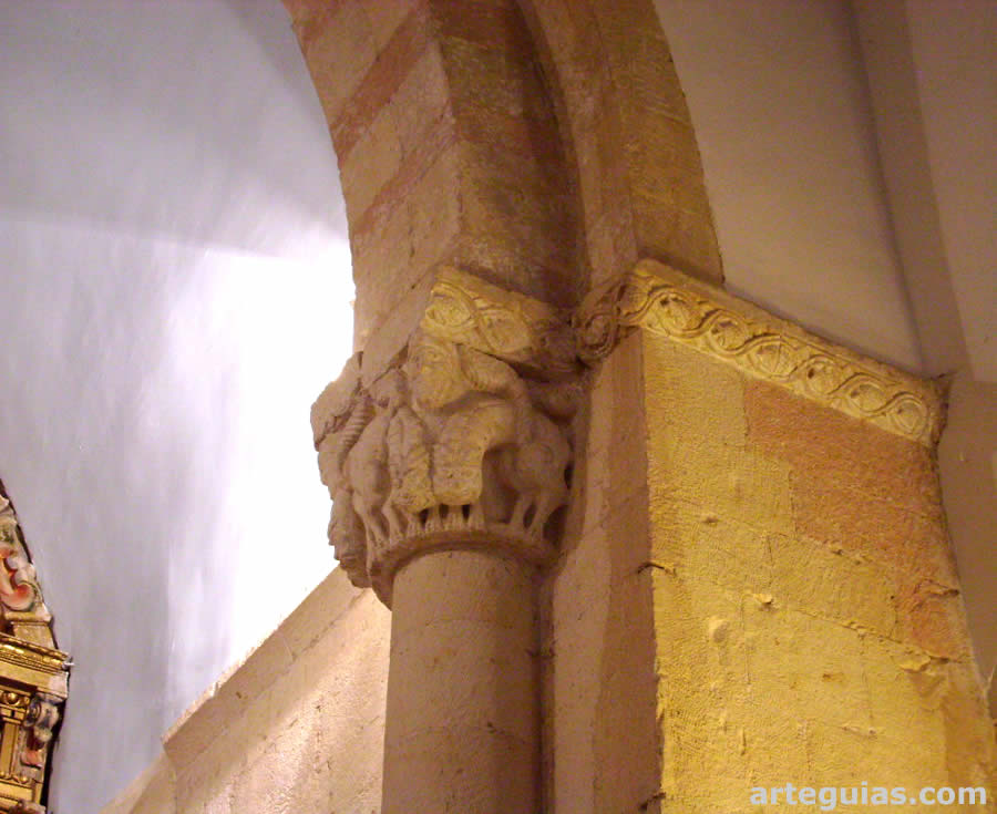 Arco triunfal de la iglesia de San Juan Bautista de Cerezo de Arriba