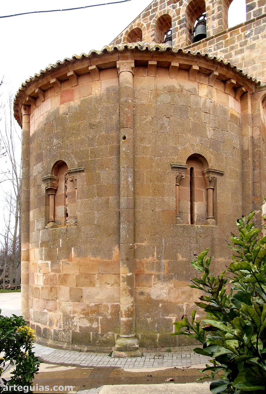 Iglesia de Fuensa&uacute;co, Soria: &aacute;bside