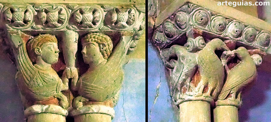 Capiteles de la iglesia baja