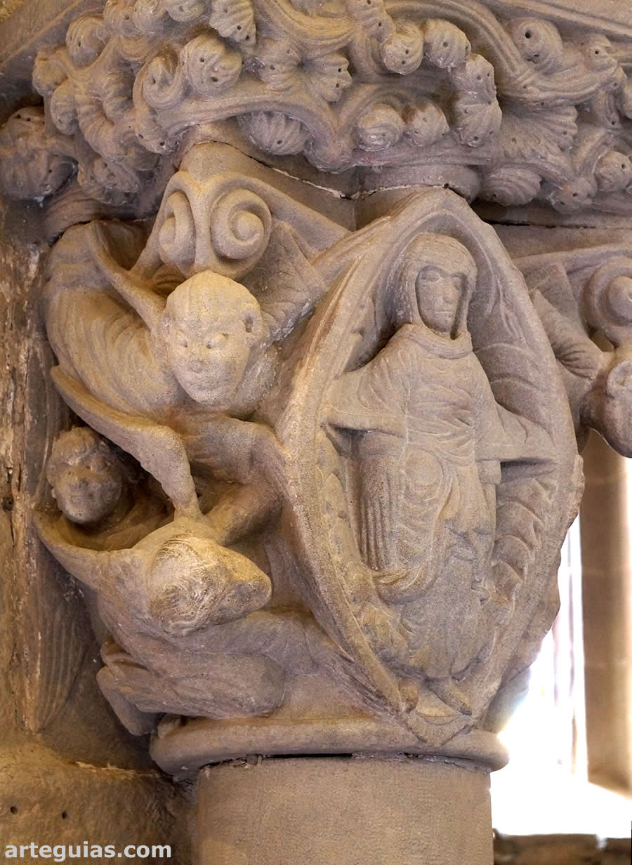 El capitel de la Asunci&oacute;n. Rieux-Minervois