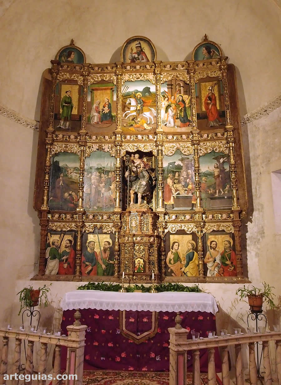 Retablo del &aacute;bside